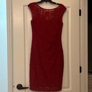 RALPH LAUREN. Women’s Red Midi Dress 10